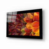 Autumn Leaves Glass Wall Art