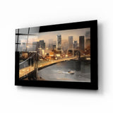 Brooklyn Bridge Glass Wall Art