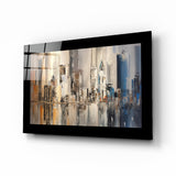 New York Glass Wall Art