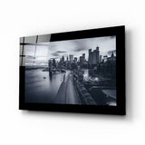 New York Glass Wall Art