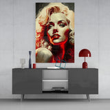 Marilyn Monroe || Collection du designer Impression Sur Verre