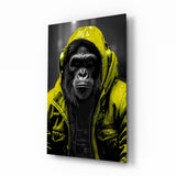 Arte de pared de vidrio de Rebellios Ape || Collezione di designer