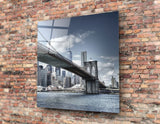 Brooklyn Bridge Glass Wall Art