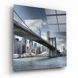 Brooklyn Bridge Glass Wall Art