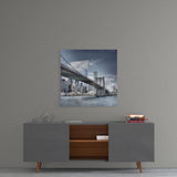 Brooklyn Bridge Glass Wall Art