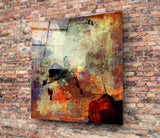 Abstract Glass Wall Art