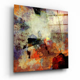 Abstract Glass Wall Art