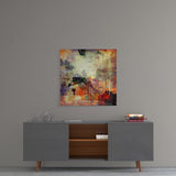 Abstract Glass Wall Art