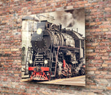 Train Glass Wall Art