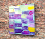 Abstract Glass Wall Art