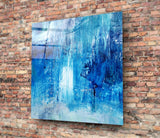 Abstract Glass Wall Art