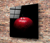 Red Apple Glass Wall Art