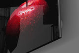 Red Apple Glass Wall Art