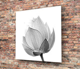 Flower Glass Wall Art