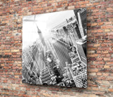 New York Glass Wall Art