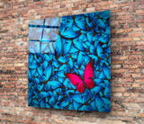 Butterfly Glass Wall Art