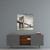 Brooklyn Bridge Glass Wall Art