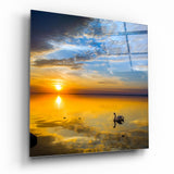 Sunset Glass Wall Art