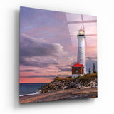 Lighthouse Glass Wall Art