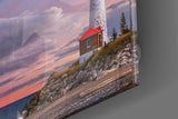 Lighthouse Glass Wall Art