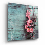 Flower Glass Wall Art