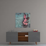 Flower Glass Wall Art