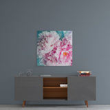 Flower Glass Wall Art