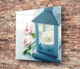 Candle Glass Wall Art