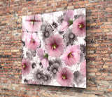 Flower Glass Wall Art