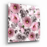 Flower Glass Wall Art