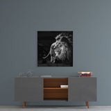 Lion Glass Wall Art