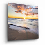 Sunset Glass Wall Art