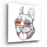 Dog Glass Wall Art