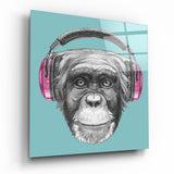 Monkey Glass Wall Art