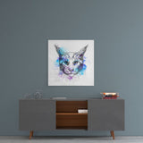 Cat Glass Wall Art