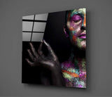 Woman Portrait Glass Wall Art