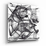 Abstract Glass Wall Art