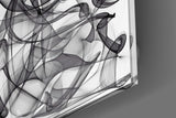 Abstract Glass Wall Art