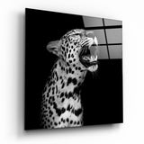 Leopard Glass Wall Art