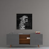 Leopard Glass Wall Art