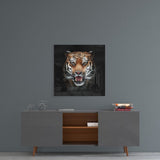 Tiger Glass Wall Art