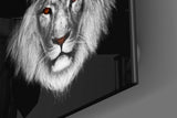 Lion Glass Wall Art