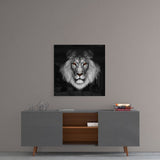 Lion Glass Wall Art