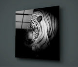 White Tiger Glass Wall Art