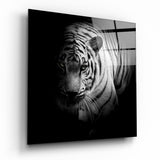 White Tiger Glass Wall Art