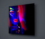 Woman Portrait Glass Wall Art