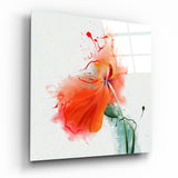 Flower Glass Wall Art