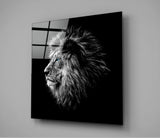 Lion Glass Wall Art