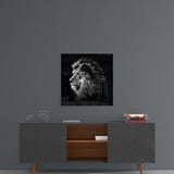 Lion Glass Wall Art