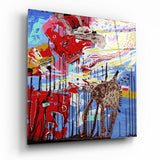 Star Wars Abstract Glass Wall Art